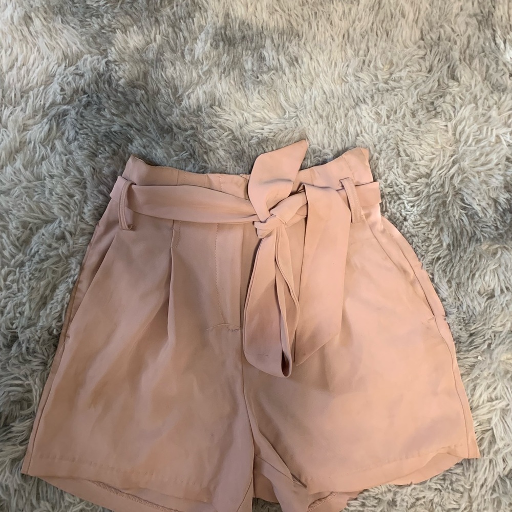 Pretty light pink mini shorts from dynamite size XXS high waisted